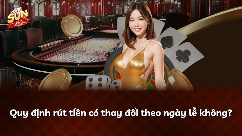 Quy định rút tiền có thay đổi theo ngày lễ không?