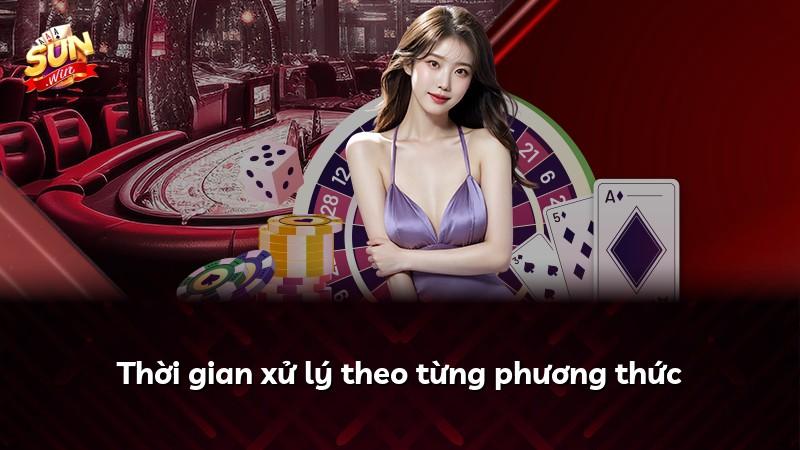Thời gian xử lý theo từng phương thức