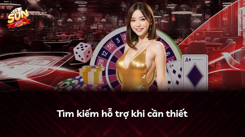 Tìm kiếm hỗ trợ khi cần thiết